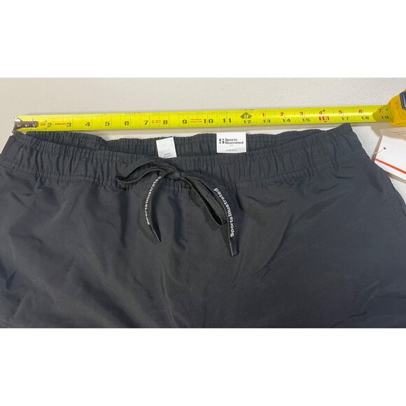 Sports Illustrated Mens 9" Volley Swim Trunk Large Quick Drying Black - Picture 3 of 12